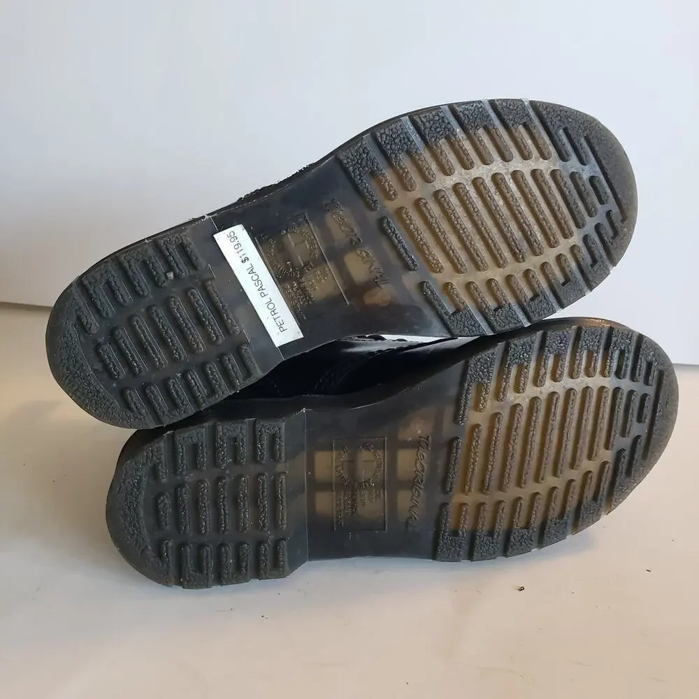 Dr. Martens sz 5 girls older 1460 Combat Boots Black Patent Leather
